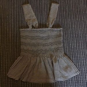 Madewell peplum tank